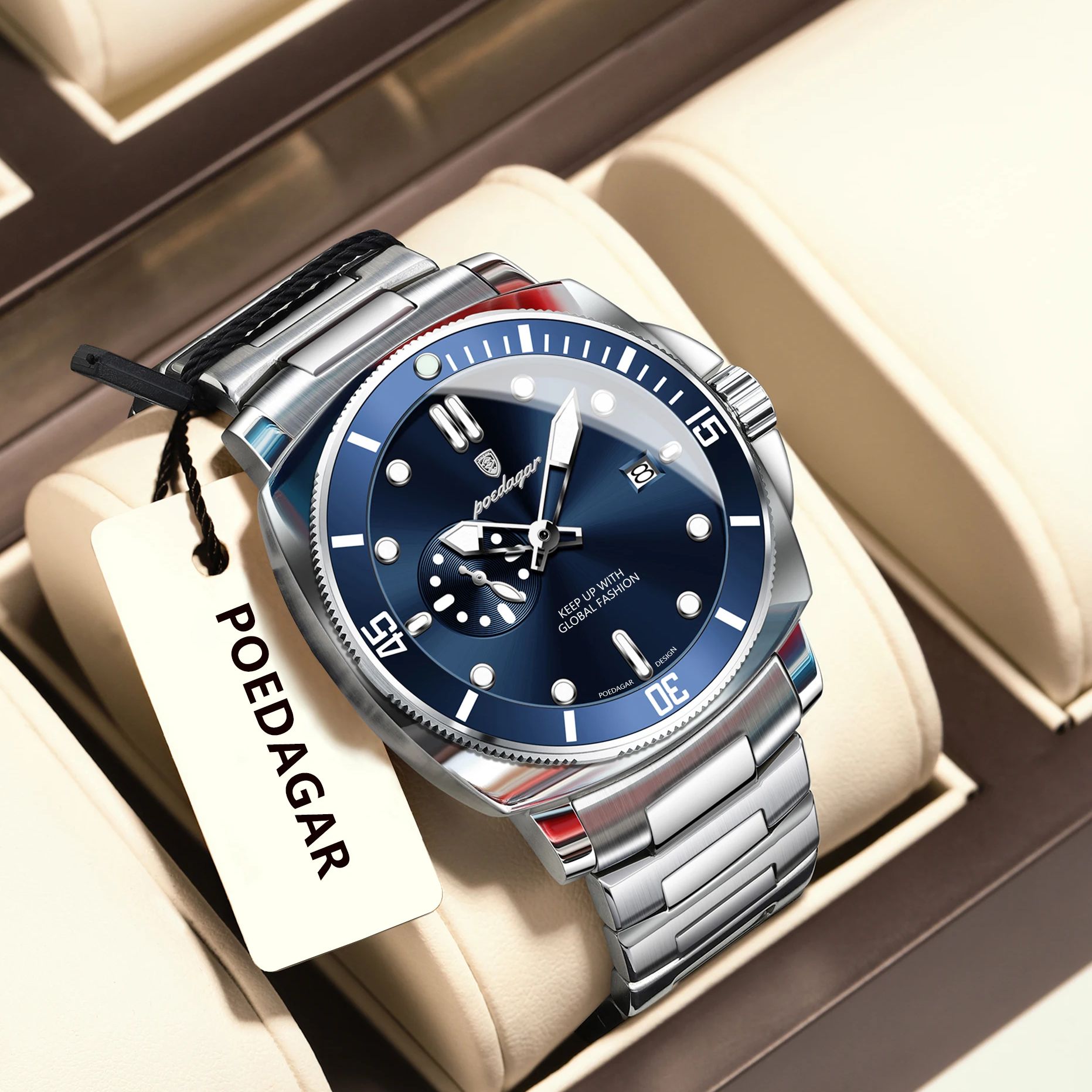 Luxury Watch Time - POEDAGAR En Moda Lüks İzle Erkekler