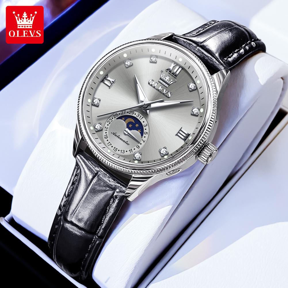Luxury Watch Time - OLEVS Ay Evreleri Moda Kadın Saatleri
