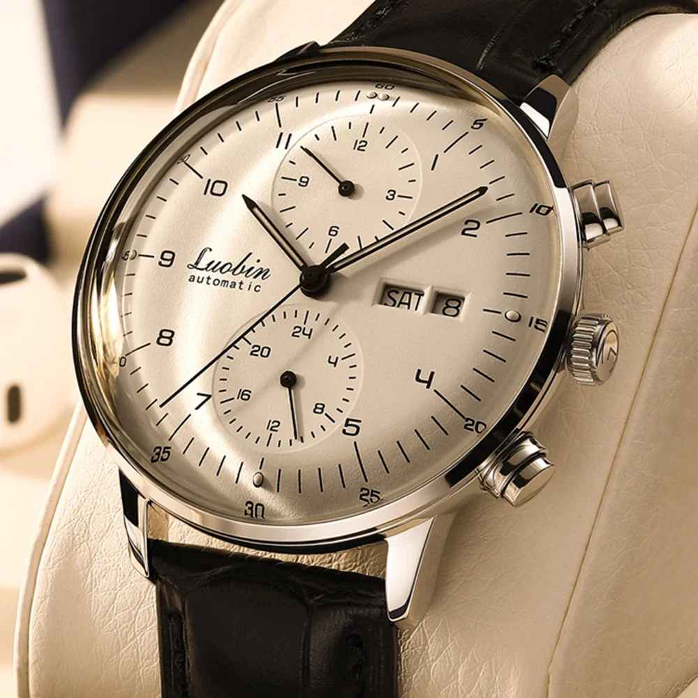 Open Heart Watch - Erkek Moda Mekanik Saatler İş Otomatik