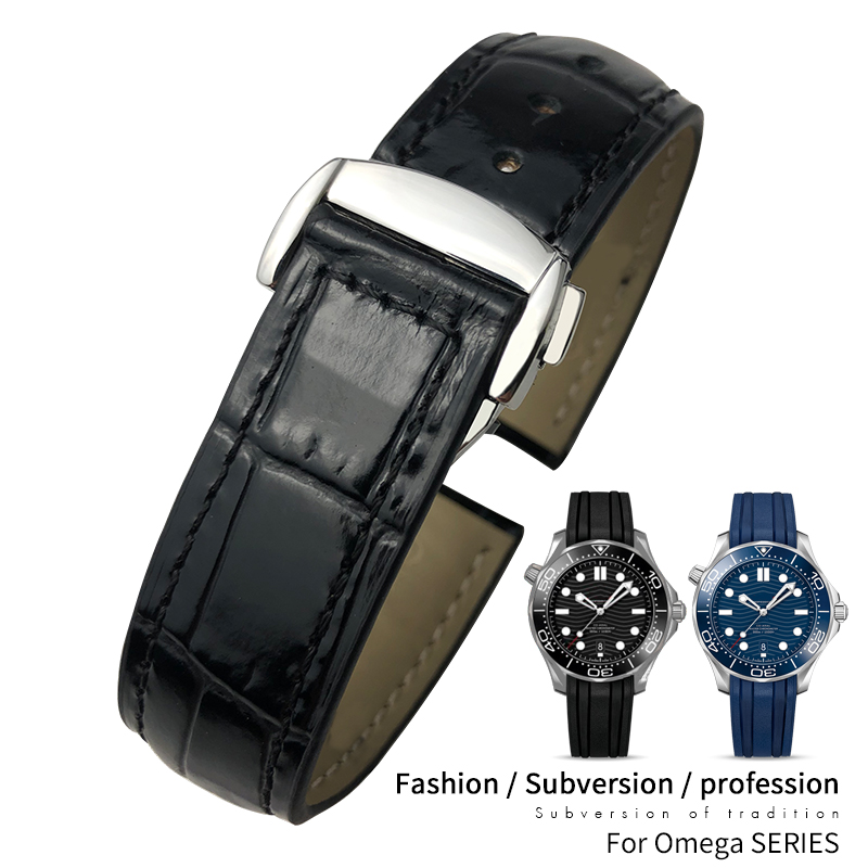 Luxury Watch Omega - 18mm 20mm 22mm deri inek derisi