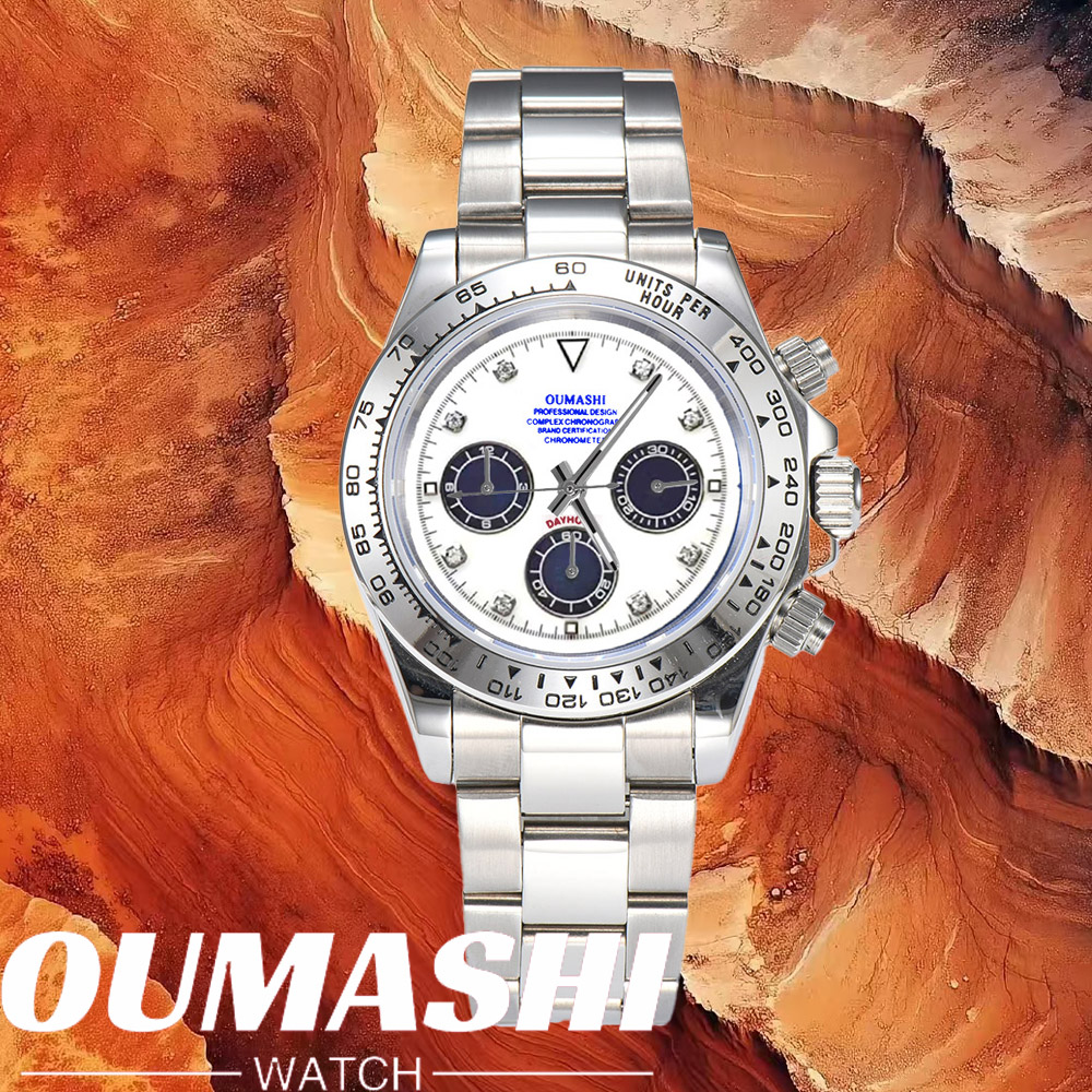 Luxury Watch Time - Lüks VK63 Saatler Safir Cam 316L