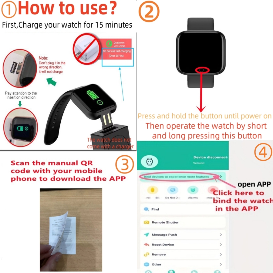 Spor Bluetooth akıllı saatler  - Open Heart Watch incelemesi ve fiyatı