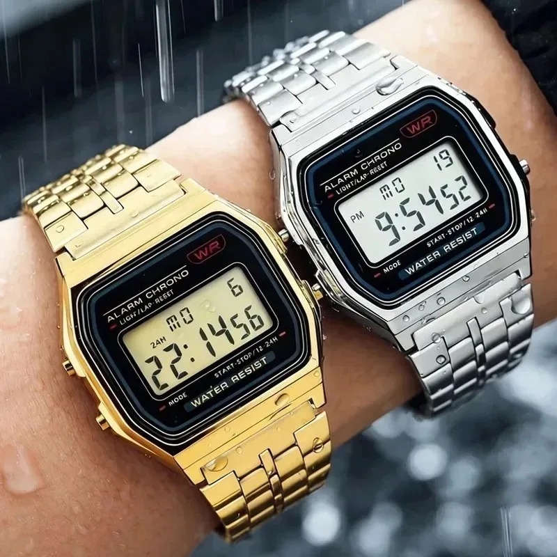 Lüks F91W Çelik Bantlı Saatler - Luxury Watch Price incelemesi ve fiyatı